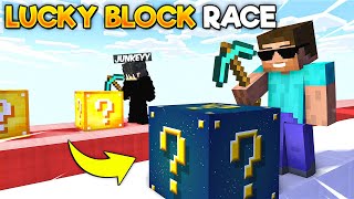 Extreme LUCKY BLOCK RACE in Minecraft