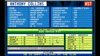 StickHead's Top Ten Atari ST Games #4: Championship Manager 93 (part 2 of 2)