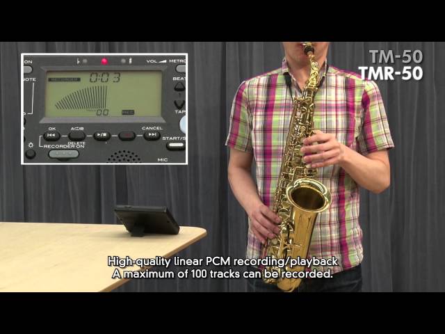 Video Teaser für Korg TM-50 (Tuner/Metronome) and Korg TMR-50 (Tuner/Metronome/Recorder) Product Overview