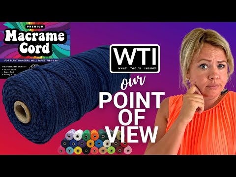 Hippie Crafters Blue Macrame Cords - WTI product video review