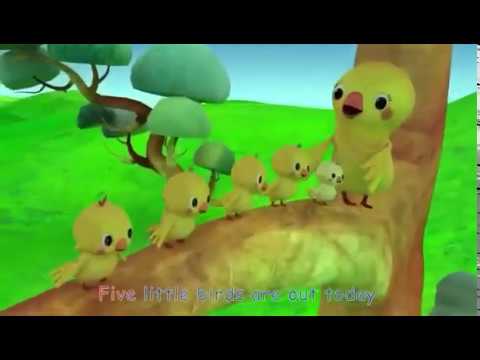 Five little birds 2 + stretching and exercise song