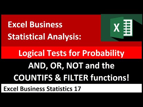Excel Statistical Analysis 01 Data Statistics