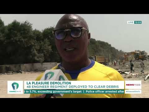 48 Engineers Regiment Deployed to Clear La Pleasure Beach Debris