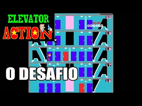 Elevator Action - Arcade/NES - ATÉ ONDE VOCÊ CHEGA?