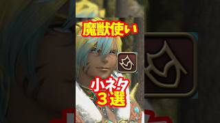 【FF14】魔獣使い 小ネタ3選 #shorts #ff14 #魔獣使い #闘獣練