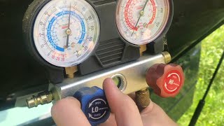 audi “air condition” RECHARGE and diagnostics (obd eleven)