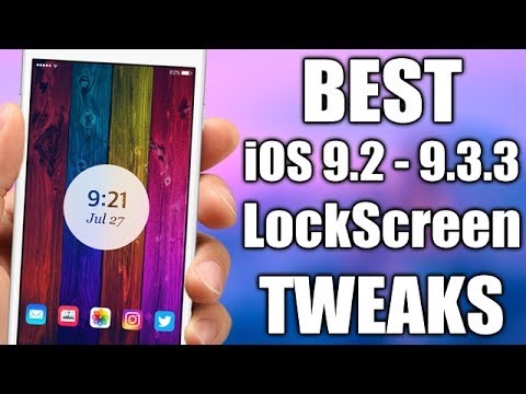 TOP 5 LockScreen Tweaks - Compatible with IOS 9.1 - 9.3.3 Jailbreak [August 2016]