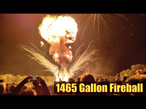 1465 Gallon Fireball (World Record Attempt) - Sky Wars 2022