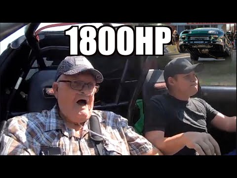 79 Year Old Grandfather Rides in 1800HP Supra for Fathers Day (PRICELESS REACTION!)