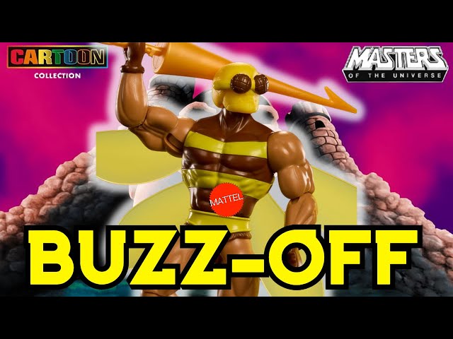 Vídeo relacionado con Masters of the Universe Origins Buzz-Off figura de acción, muñeco articulado de juguete (Mattel HDR88)