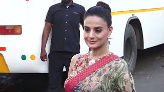 Sunny Deol And Ameesha Patel Spotted At Out Side Big Boss 16 Finale Promoting Their Film Gadar 2