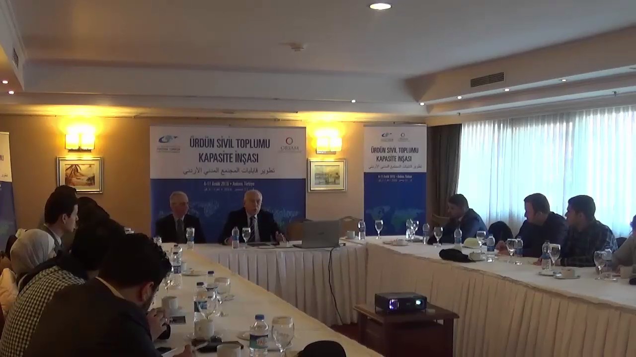 Mohammed Al Naciri, Ürdün Sivil Toplumu Kapasite İnşası, 08.12.2016