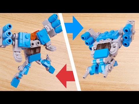 LEGO brick Drone transformer robot tutorial BlueJay / Robot VS. 26047 #LEGO #レゴ変形ロボ #レゴアイデア #레고변신로봇