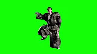 Mortal Kombat 1 Unmasked Guard dancing green screen
