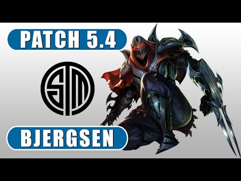 TSM Bjergsen | Zed vs Ahri | Mid | February 26th, 2015 | Season 5 | Patch 5.4