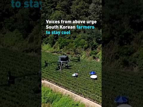 South Korea utilizes drones to warn of excessive heat