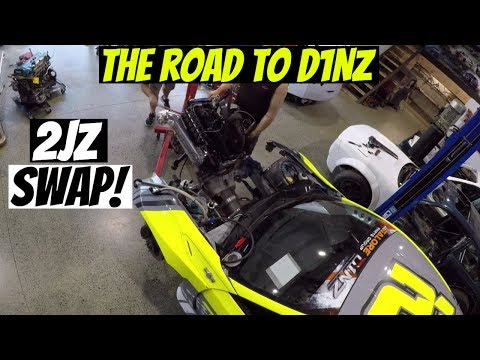 2JZ Engine swap | DKM Fabrication shop tour