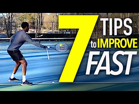 7 Tennis-Tipps für Anfänger, die Ihnen helfen, sich SCHNELL zu verbessern!