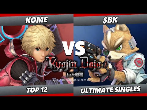 Kyojin Dojo - Kome (Shulk) Vs. $BK (Fox, Palutena) SSBU Ultimate Tournament