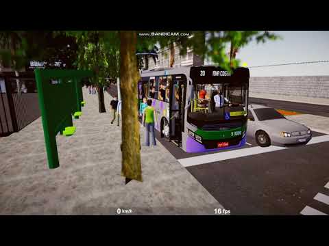 Caio Apache Vip IV Midi Alongado - Linha 20 - CIRCULAR Pca. Maua - Ana Costa | Proton Bus Simulator