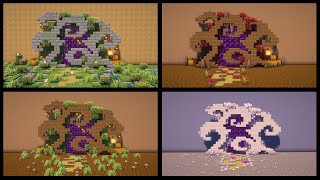 Minecraft Fantasy Nether Portal Design Ideas | Building Tutorial