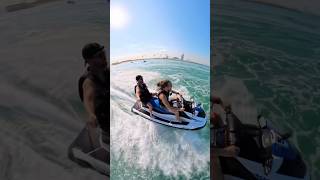 Cutting through the waves in Dubai #Insta360LegendsWeek @insta360