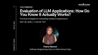 Evaluation of LLM Applications: How Do You Know It Actually Works?