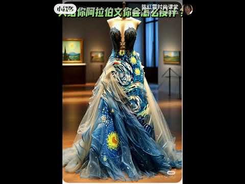 陈红霞老师分享美好：只给你阿拉伯文 你会怎样设计？If you were only given Arabic, how would you design? #fashion
