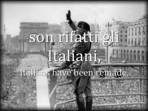 "Giovinezza" - Anthem of the PNF