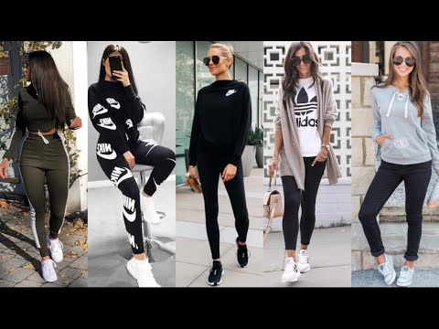 ROPA DE MODA 2022 LOOKS SENCILLOS ❤️ OUTFITS DEPORTIVOS MODA CASUAL  En Tendencia
