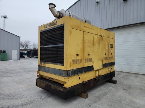 GREEN INDUSTRIAL 500KW Caterpillar 3412 Diesel Generator Load Test Wisconsin