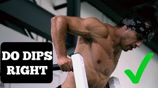 WHY You Are Doing Dips WRONG (And How To Fix It) Ft. Alberto Nunez