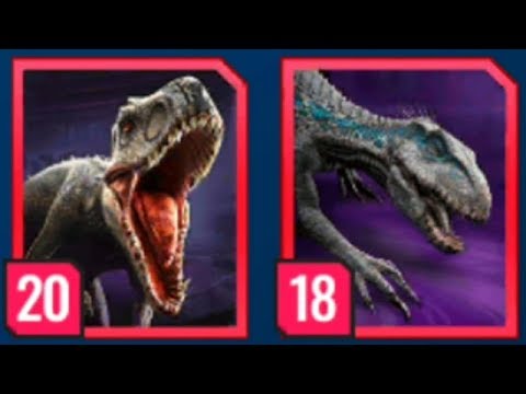 INDORAPTOR GEN 2 vs INDOMINUS REX (JURASSIC WORLD ALIVE)