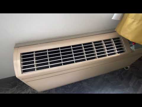 Late 90s/Early 2000s Amana PTAC unit running at a SpringHill Suites Marriott hotel in Eagan, MN!