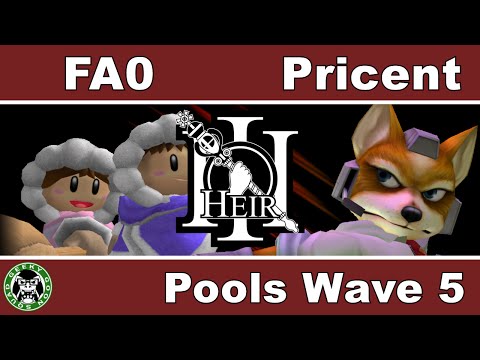 Heir 3 - FA0 (IC) Vs. Pricent (Fox) - Pools Wave E - Melee Singles