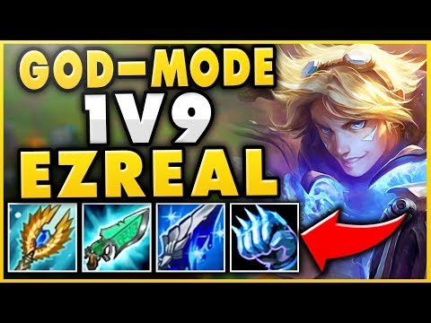 THIS EZREAL BUILD IS ACTUALLY 100% BROKEN! ONE-SHOTS, INSANE HEALING, CRAZY DPS - League of Legends