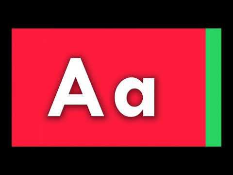 El abecedario en inglés \aprender es superarse.