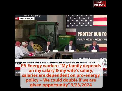 PA Energy worker: My family depends on pro-energy policy, We could double the amount of production