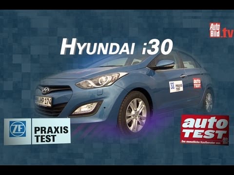 Hyundai i30 in the ZF practical test 2013