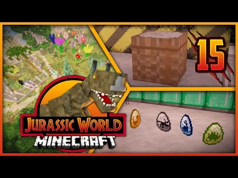 Minecraft Jurassic World - Episode 15 - DINO EGGS & FOSSIL SIFTER