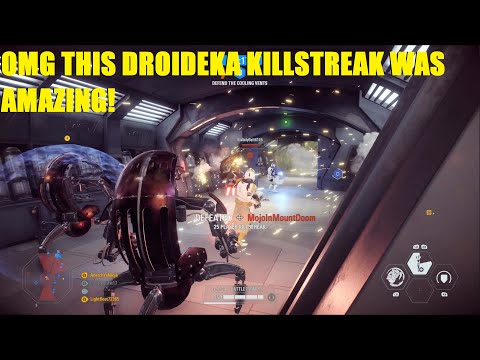 Star Wars Battlefront 2 - This Droideka killstreak was AMAZING!😲 We killed so many HEROES!😂