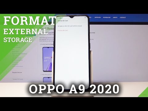 How to Erase Memory Card in OPPO A9 2020 - Format Micro SD Card