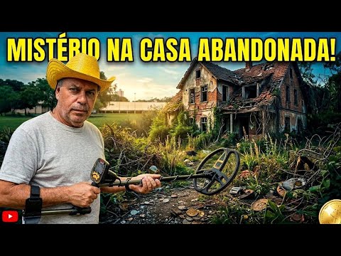 PASSEI DETECTOR DE METAIS NA CASA ASSOMBRADA! 😱🇧🇷