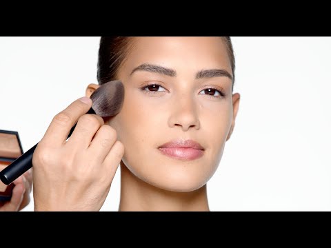 Part of a video titled Bronzing Powder Makeup Tutorial with Vincent Ford | NARS - YouTube