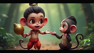 Baby Hanuman | Early AI Film Experiment | Created using ComfyUI by Raj Studios AI