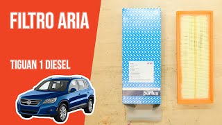 Youtube thumbnail of video "Cambio filtro aria Tiguan 1 2.0 TDI 💨"
