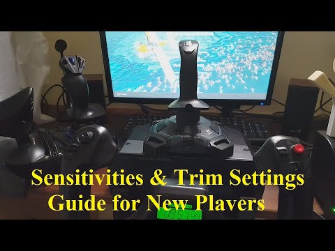 FS2020: New Player Tutorial: Setting Up Flight Controls  - Part 2: Sensitivity & Trim Settings!
