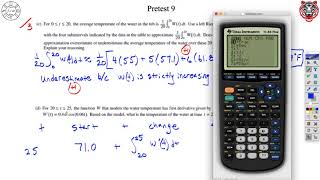 AP Calculus AB Unit 9 Pretest Solutions