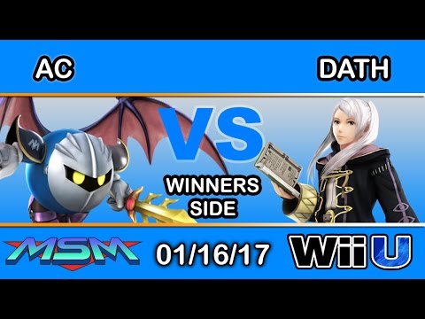 MSM 81 - AC (Metaknight) Vs. Dath (Robin) Winners Side - Smash Wii U