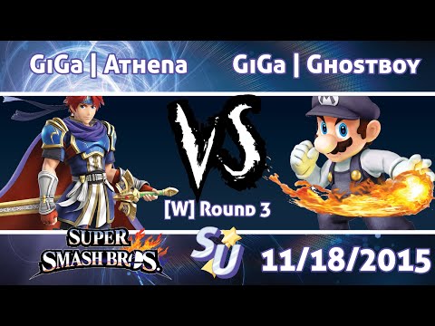 GiGa | Athena (Roy) Vs. GiGa | Ghostboy (Mario) -Simply Smashing Ep.8 - Smash 4